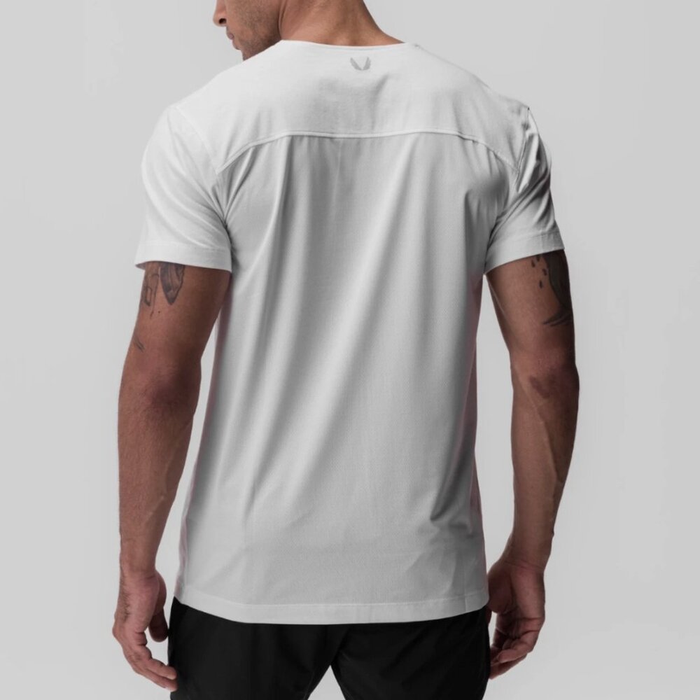 Asrv White Cottonplus Standard Mesh Back Tee - image 2